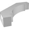 Ekena Millwork 5 1/2-in. W x 26-in. D x 26-in. H Merced Architectural Grade PVC Knee Brace BRCP055X26X26MRC - alternate 4